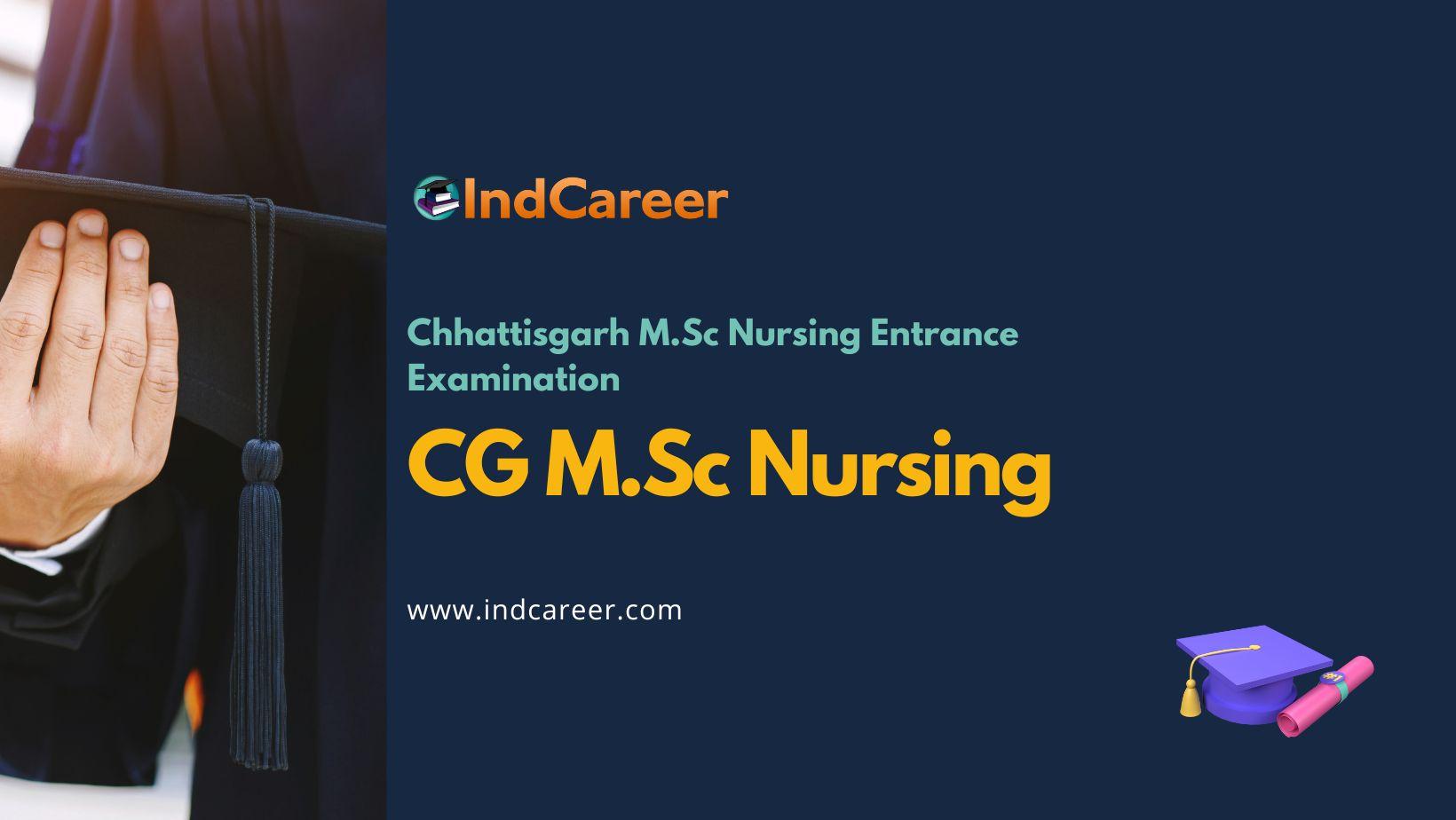 CG M.Sc Nursing Exam