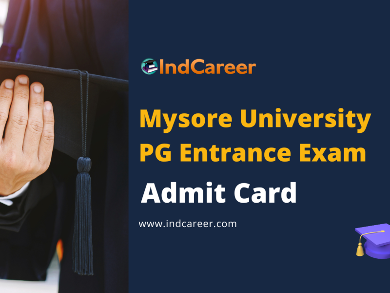 Mysore University PG Entrance Exam Admit Card