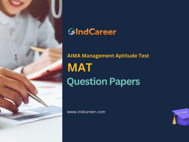 MAT Question Papers