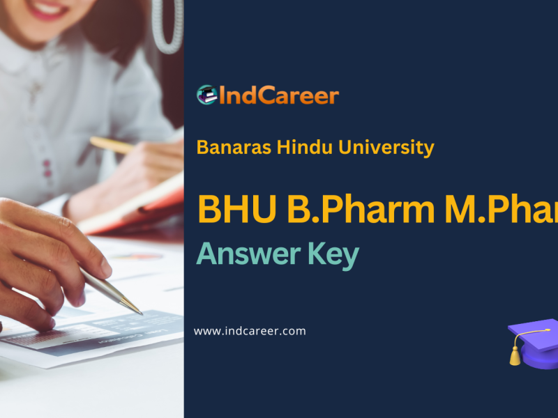 BHU B.Pharm M.Pharm Answer Key