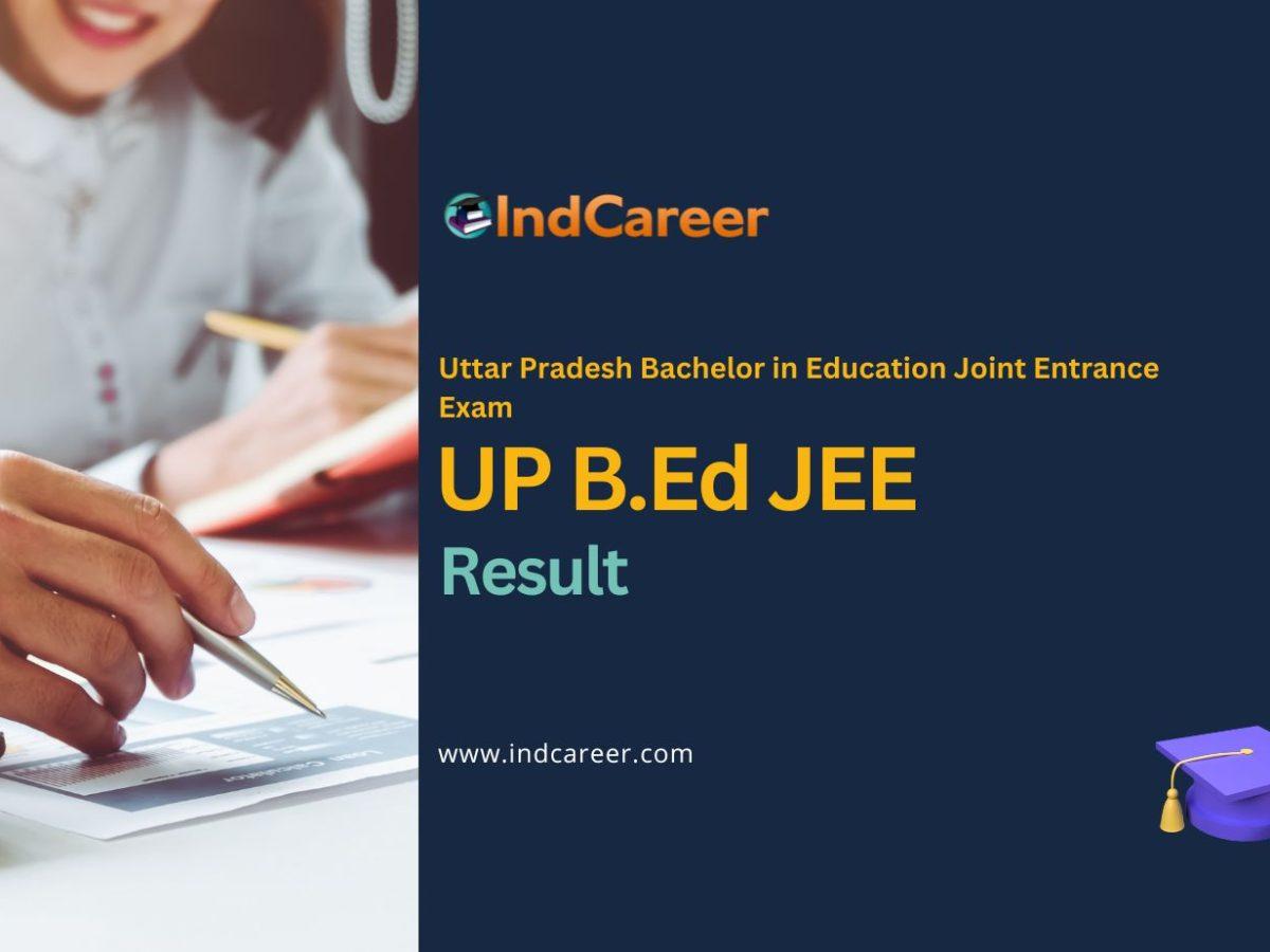 UP B.Ed JEE Result
