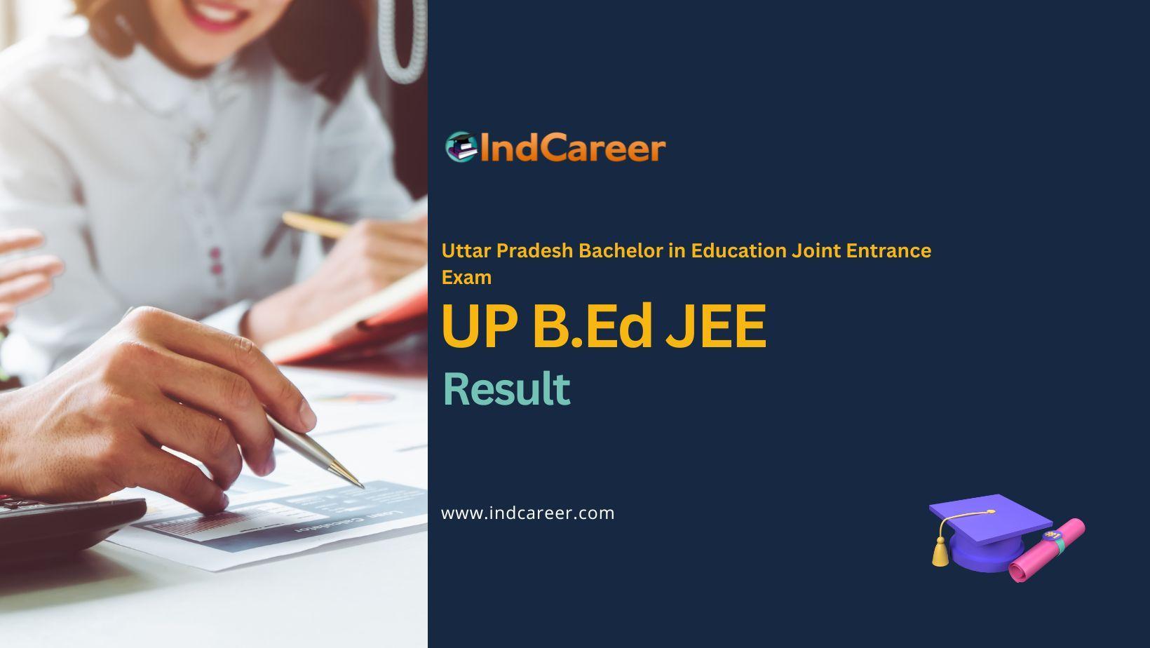 UP B.Ed JEE Result