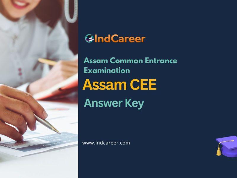 Assam CEE Answer Key