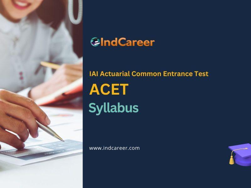 ACET Syllabus