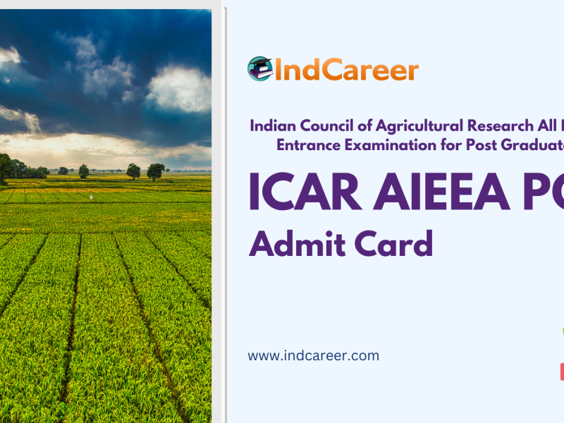ICAR AIEEA PG Admit Card