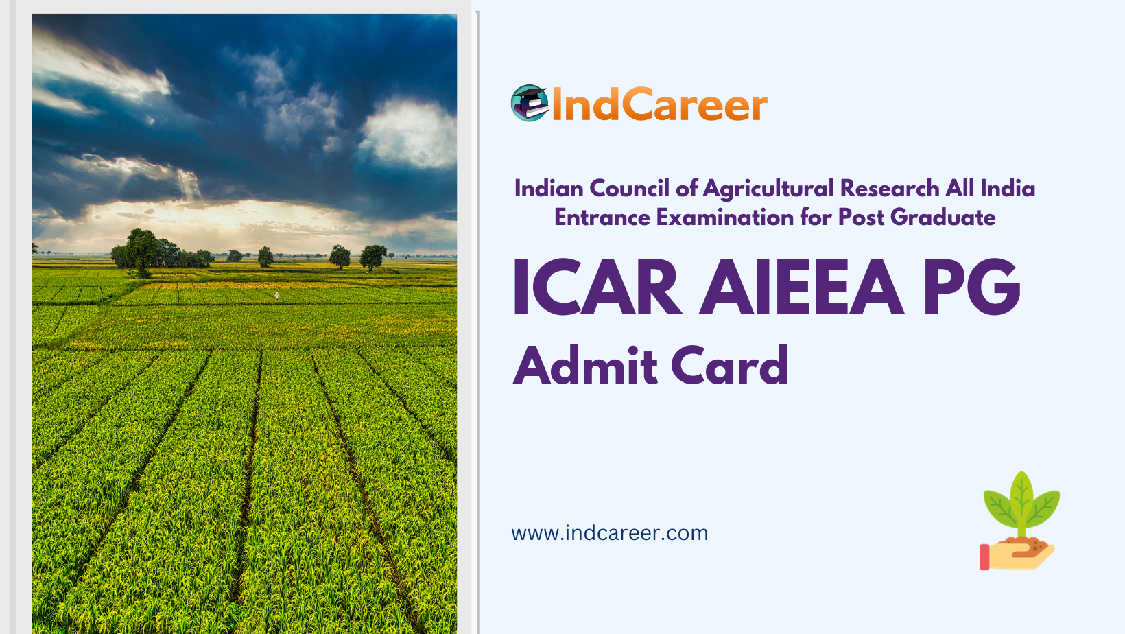 ICAR AIEEA PG Admit Card