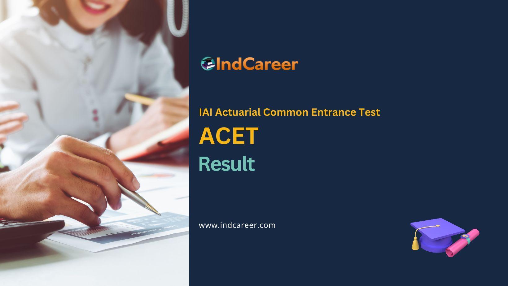ACET Result