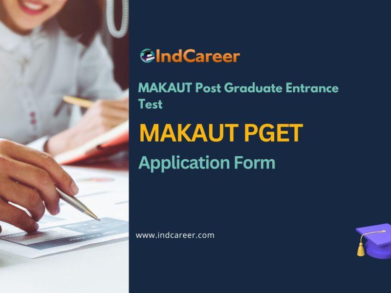 MAKAUT PGET Application Form