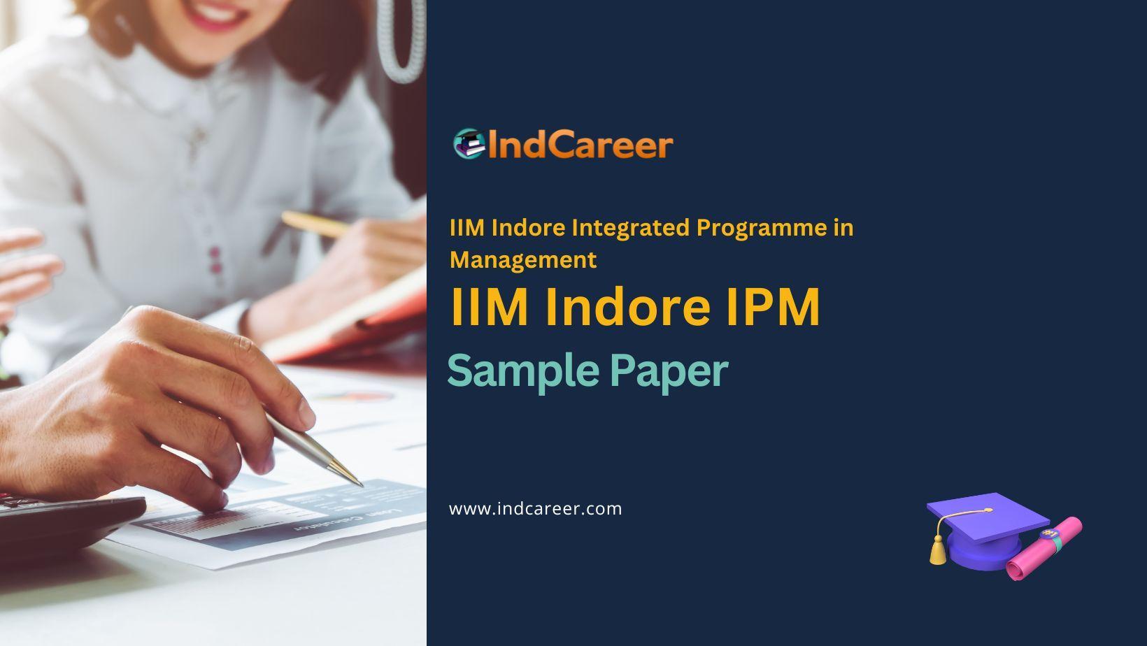IIM Indore IPM Sample Paper