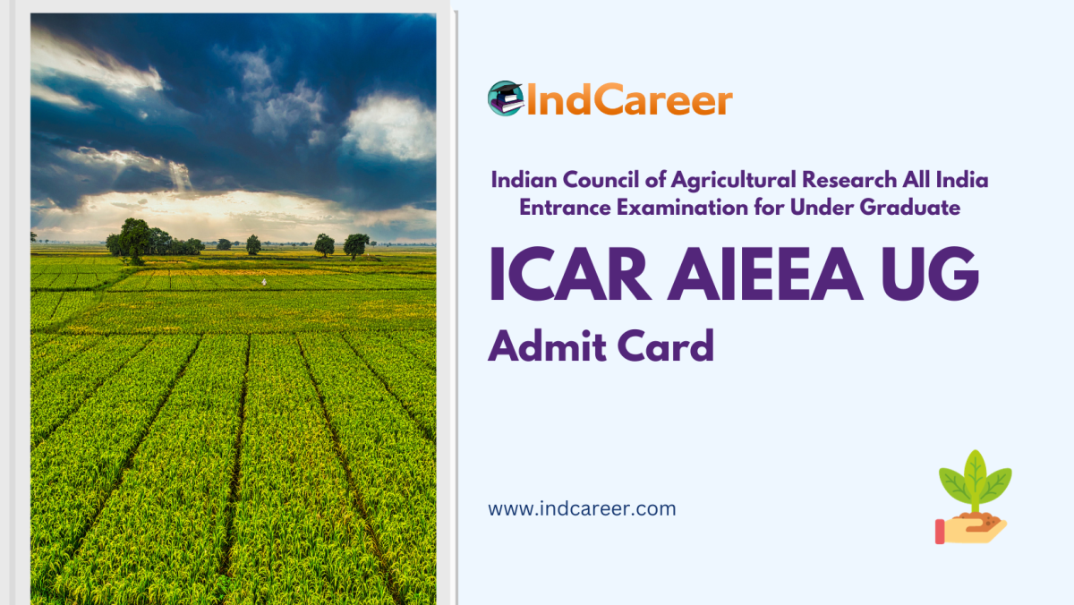 ICAR AIEEA UG Admit Card
