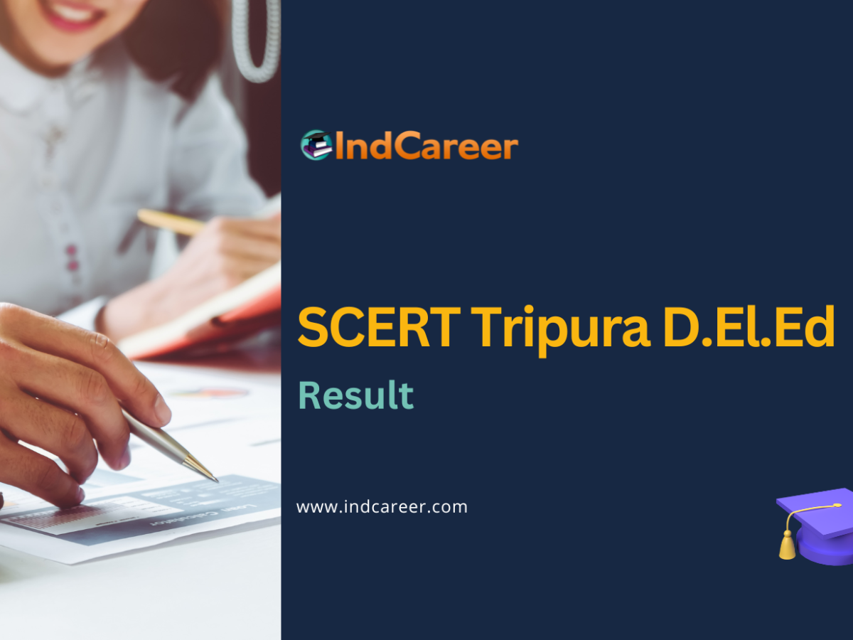 SCERT Tripura D.El.Ed Result