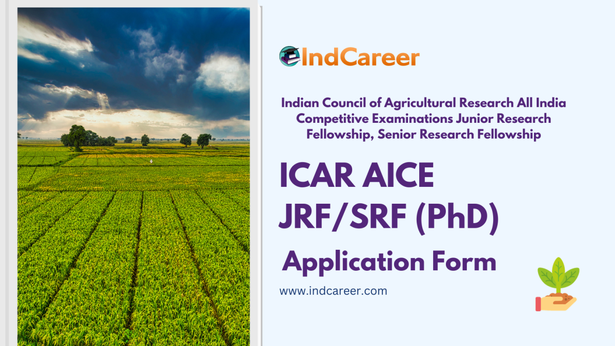 ICAR AICE-JRF/SRF (PhD) Application Form