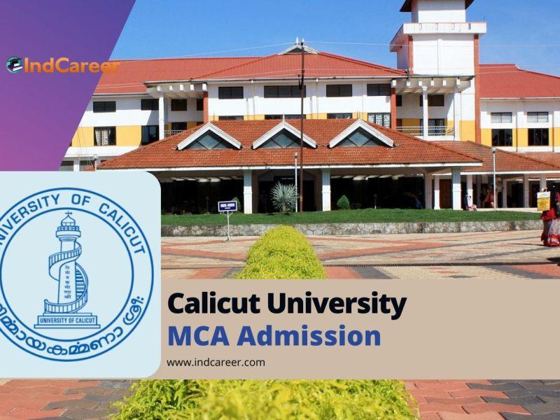 Calicut University: MCA Admission