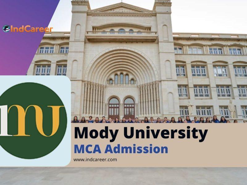 Mody University of Science and Technology (MUST) MCA Admissions