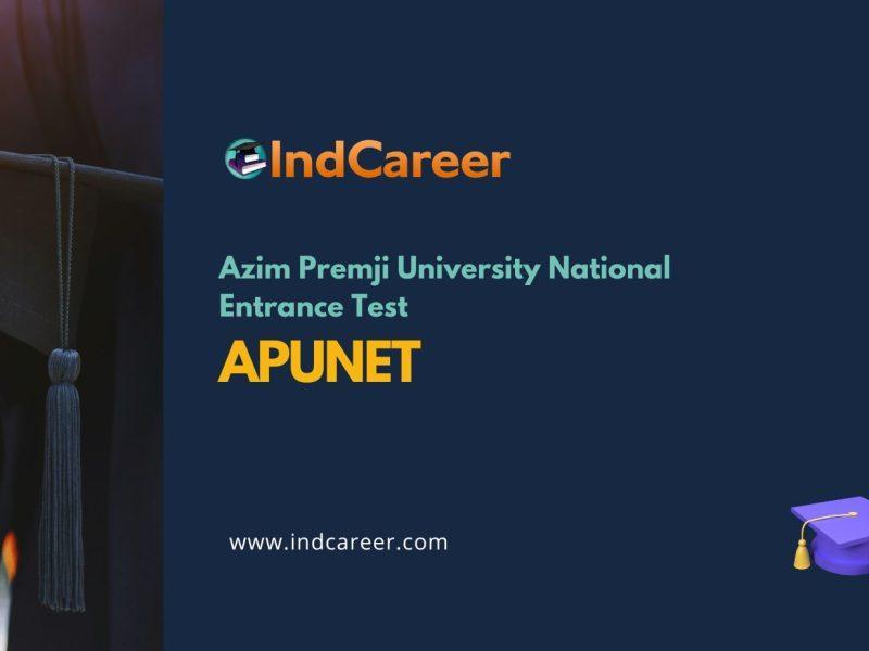 Azim Premji University National Entrance Test (APUNET)