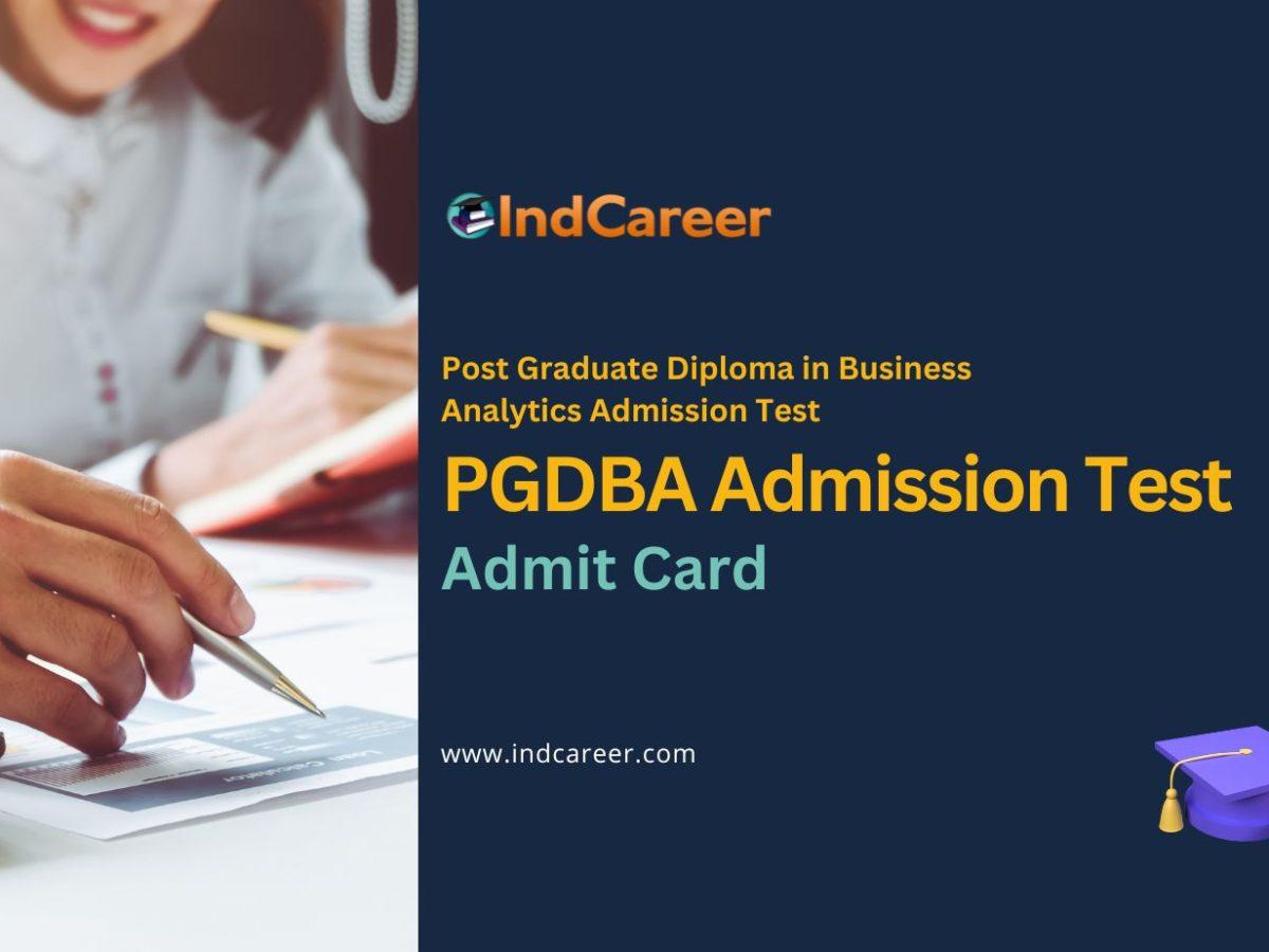 PGDBA Admit Card