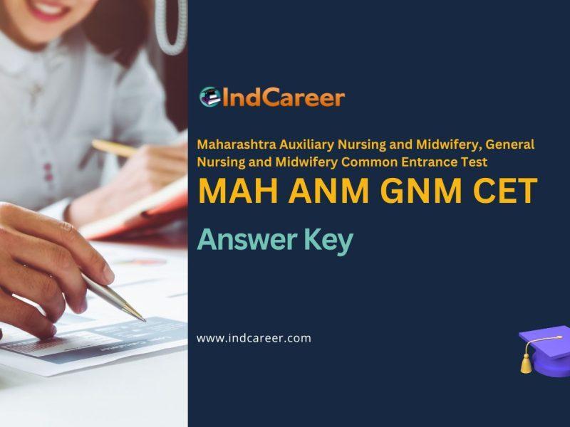 MAH ANM GNM CET Answer Key