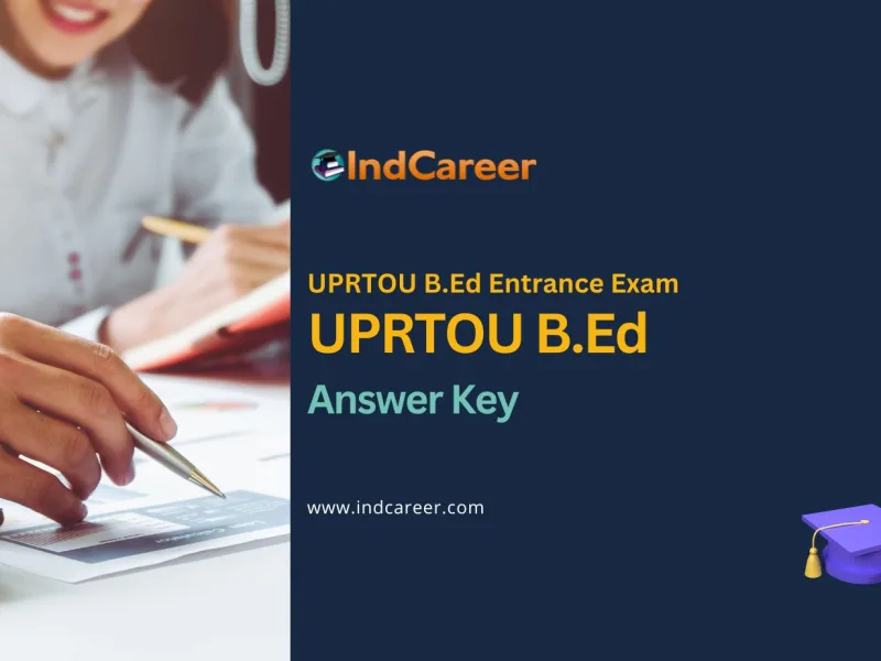 UPRTOU B.Ed Answer Key