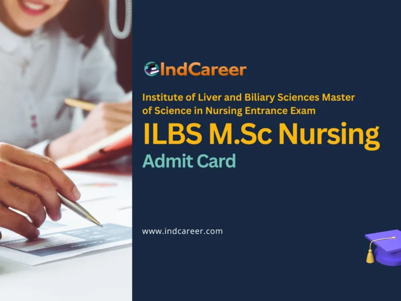 ILBS M.Sc Nursing Admit Card