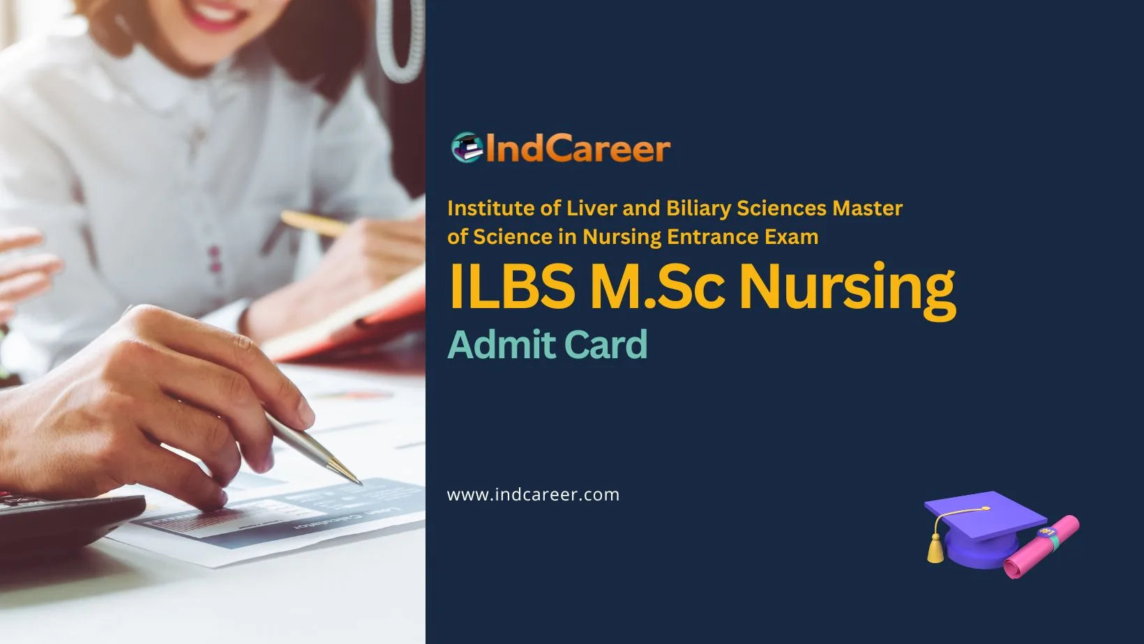 ILBS M.Sc Nursing Admit Card