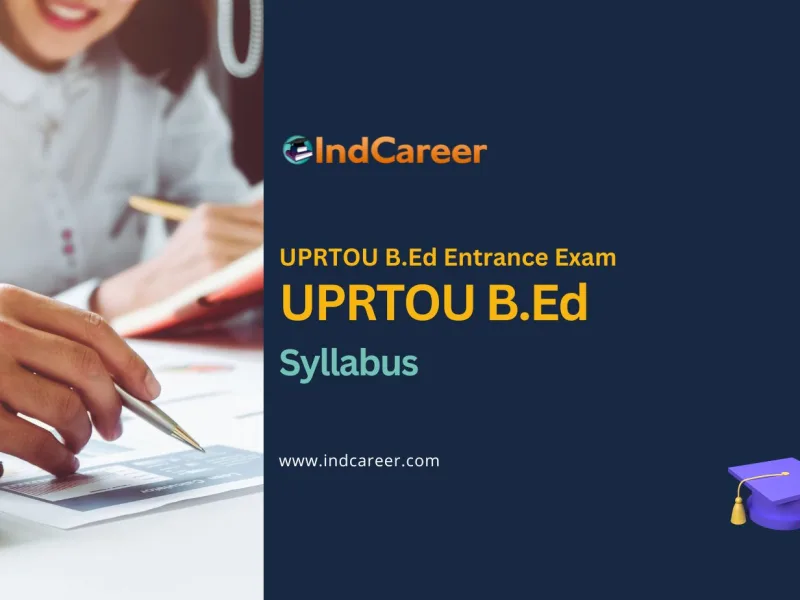 UPRTOU B.Ed Syllabus