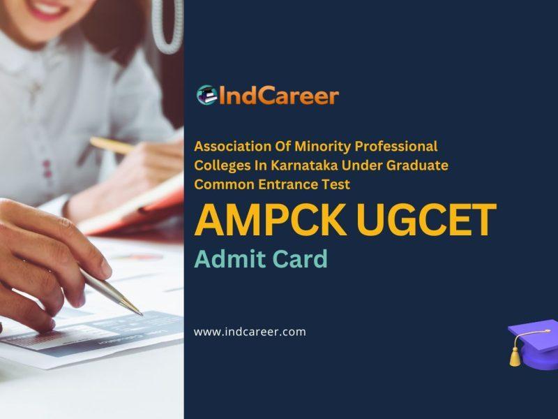 AMPCK UGCET Admit Card