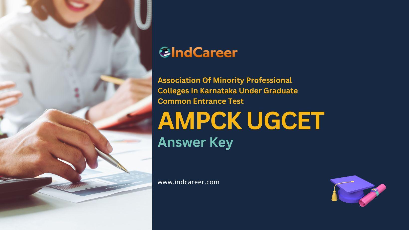 AMPCK UGCET Answer Key
