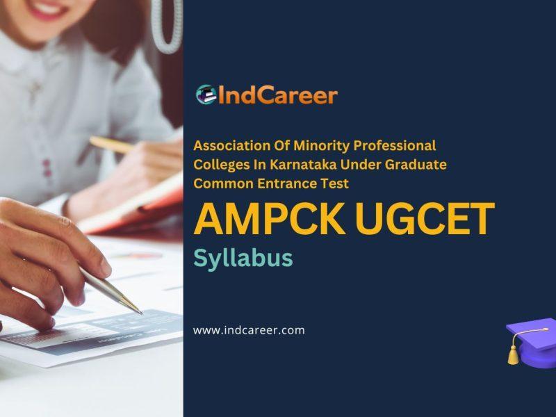 AMPCK UGCET Syllabus