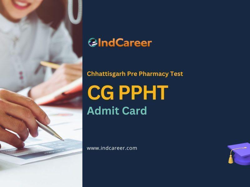 CG PPHT Admit Card