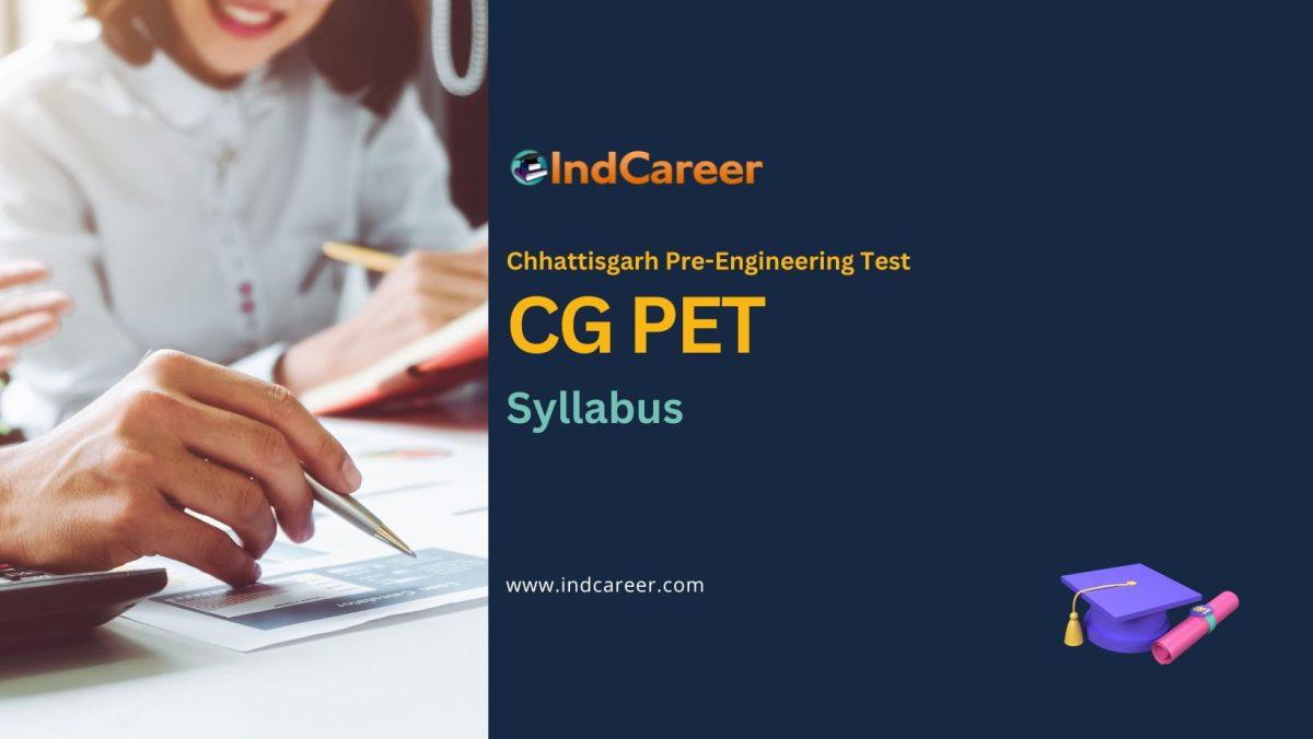 CG PET Syllabus