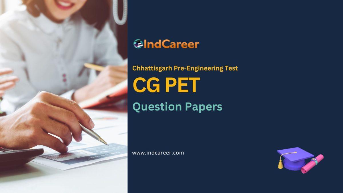 CG PET Previous Year Question Papers