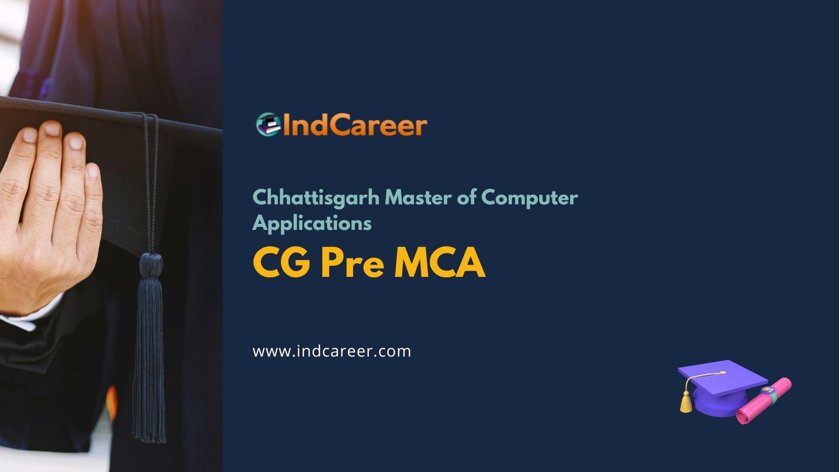 CG Pre MCA Exam Date, Syllabus