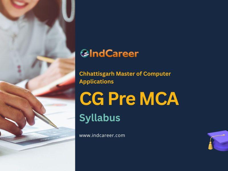 CG Pre MCA Syllabus