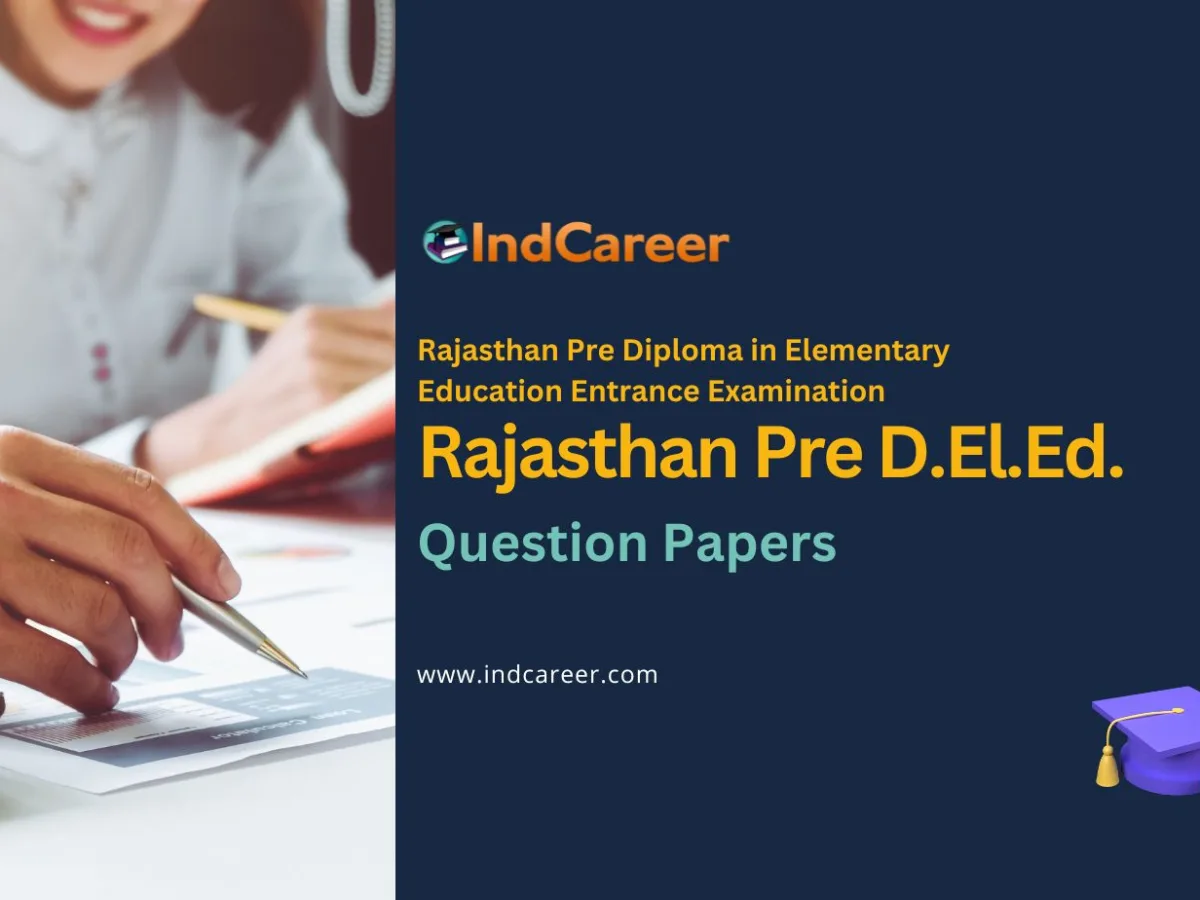 Rajasthan BSTC Previous Year Question Papers