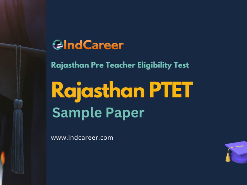 Rajasthan PTET Sample Paper