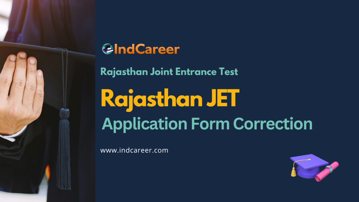 Rajasthan JET Application Form Correction