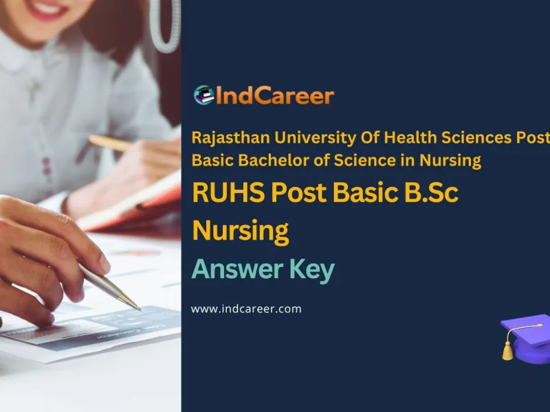 RUHS Post Basic B.Sc Nursing Answer Key: Download Solutions