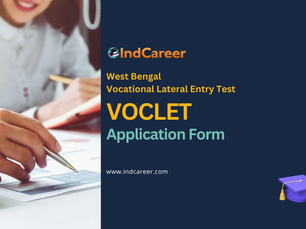 VOCLET 2024 Application Form: Apply at sctvesd.wb.gov.in