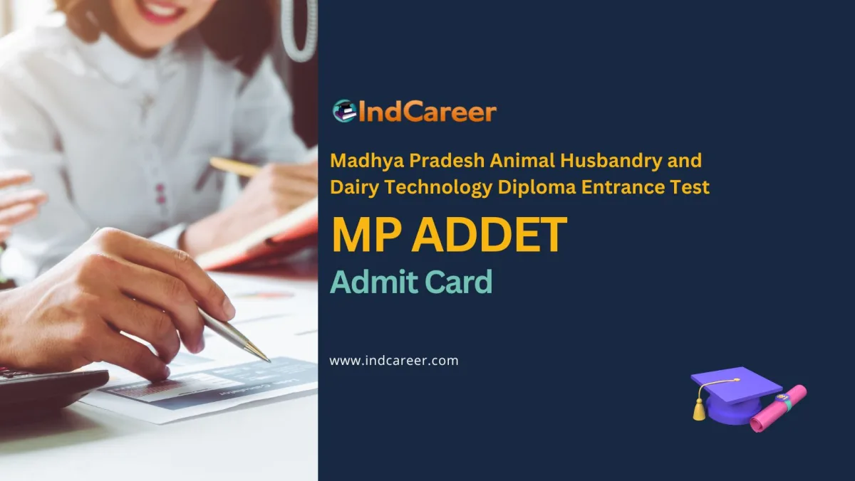 MP ADDET Admit Card