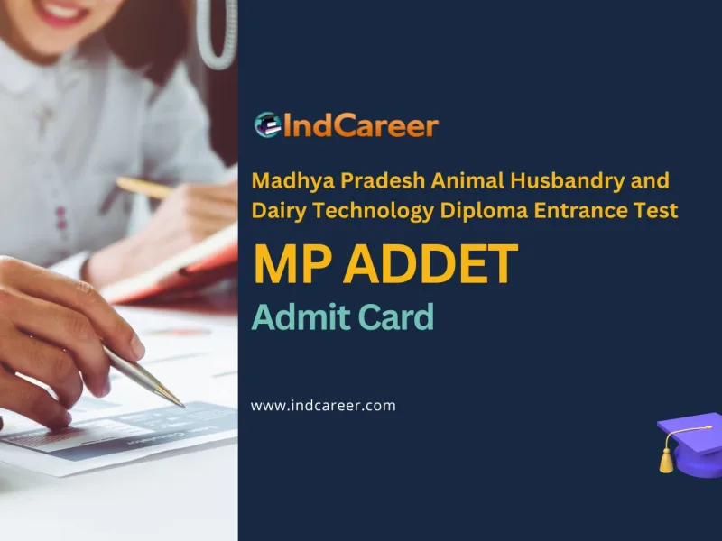 MP ADDET Admit Card
