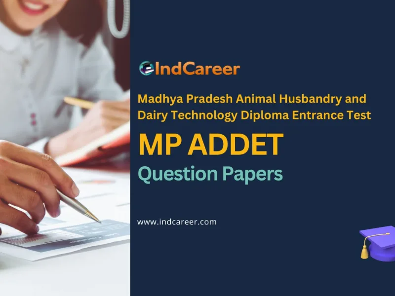 MP ADDET Previous Year Question Papers