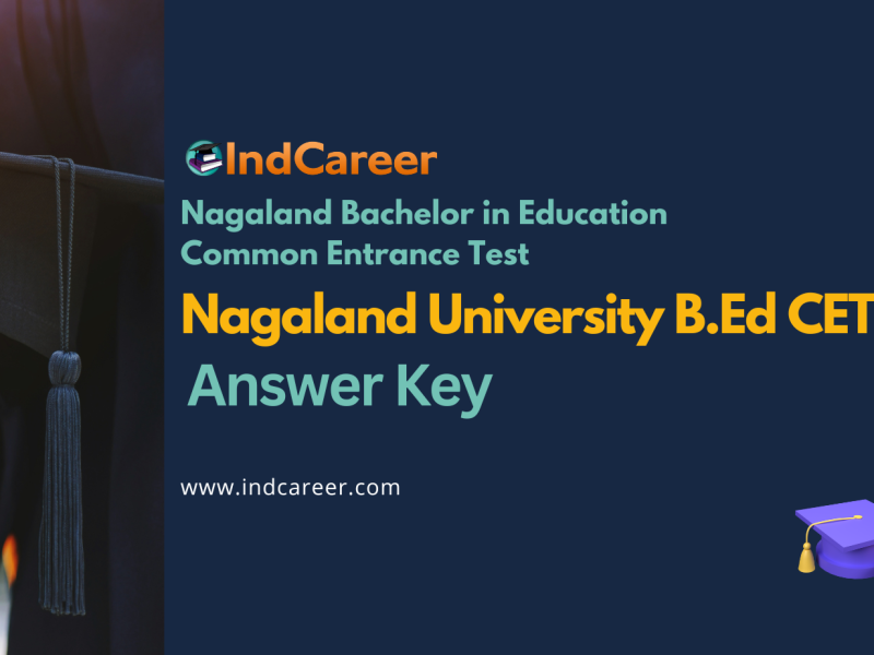 Nagaland University B.Ed CET Answer Key