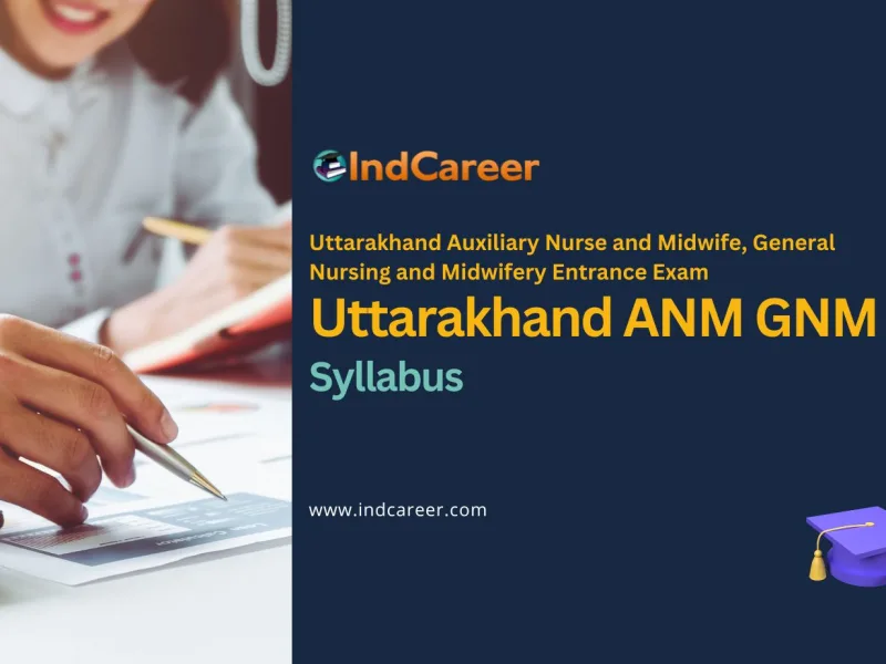 Uttarakhand ANM GNM Syllabus: