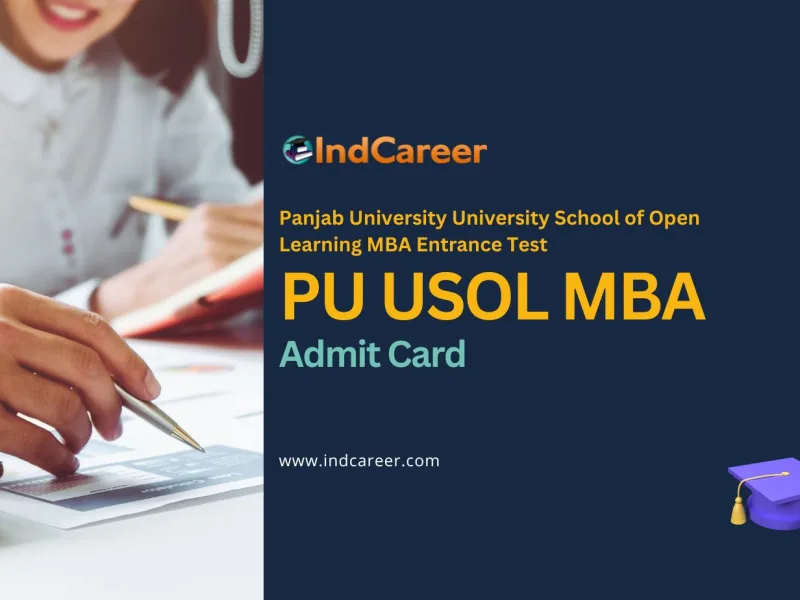 PU USOL MBA Admit Card