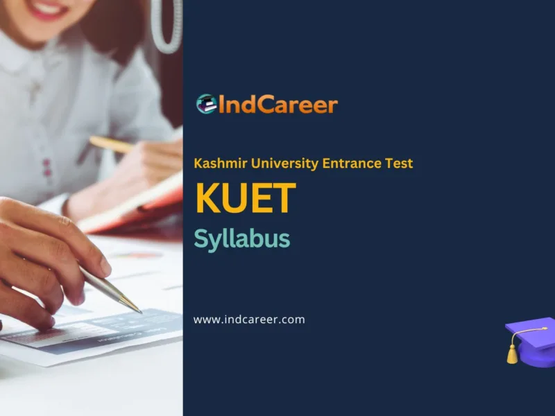 Kashmir University Entrance Test Syllabus