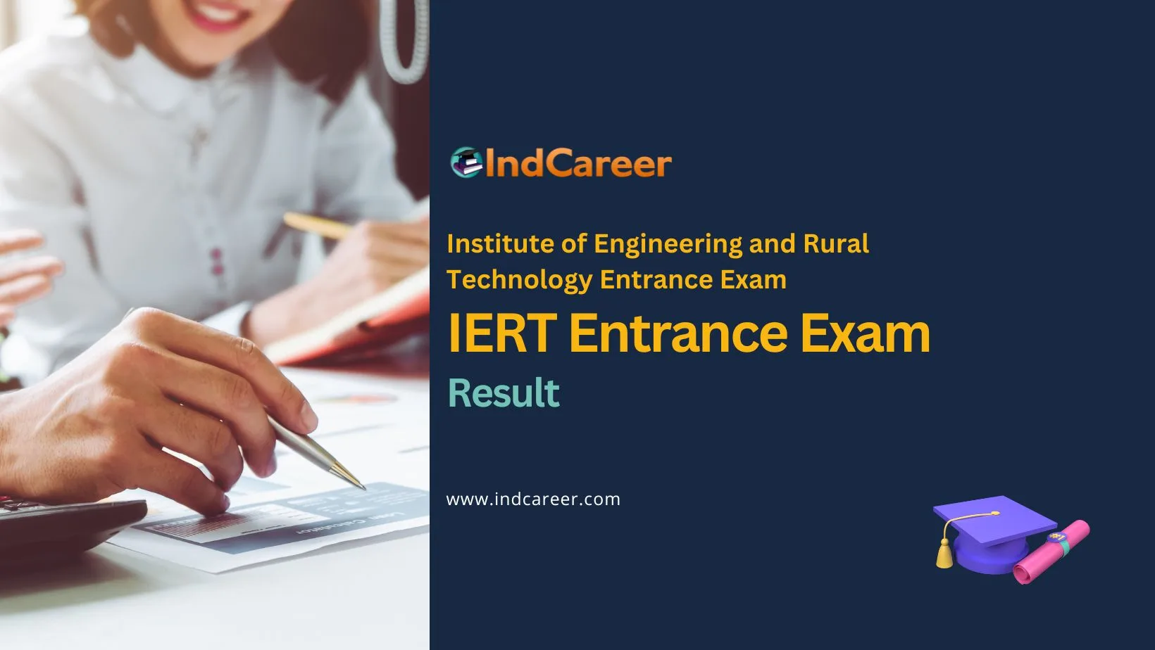IERT Entrance Exam Result