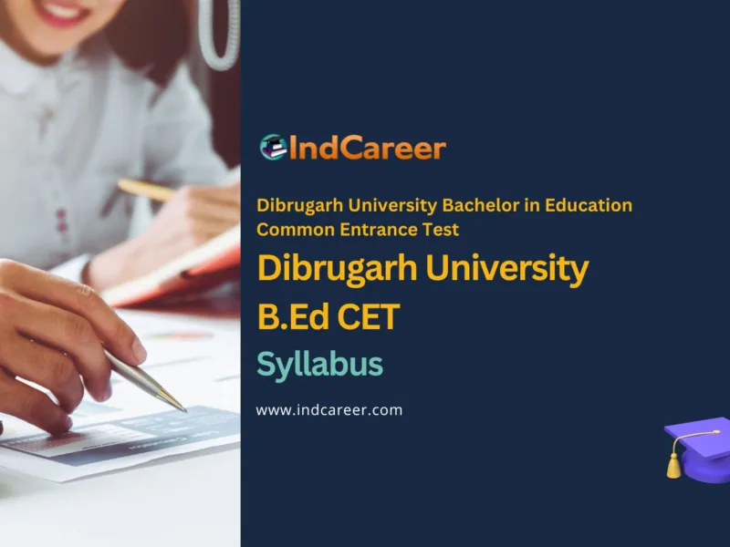 Dibrugarh University B.Ed CET Syllabus