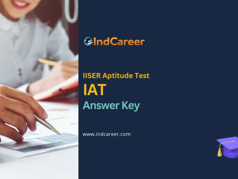 IISER Aptitude Test (IAT) Answer Key