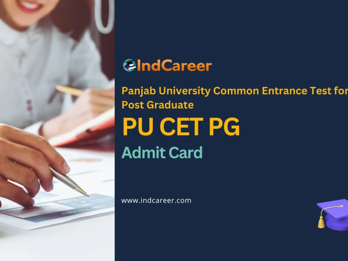 PU CET PG Admit Card