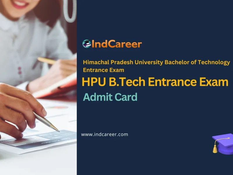 HPU B.Tech Entrance Exam Admit Card